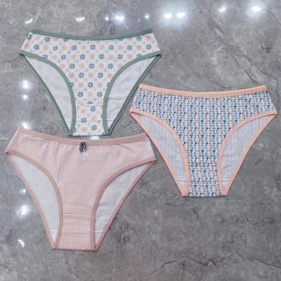 China Anti-static high quality cute copy with briefs young girls factory new design cotton girls underwear panties for sale