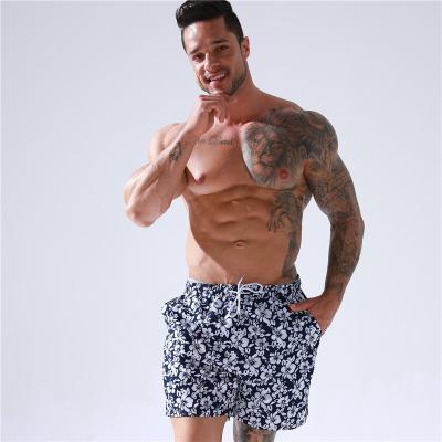 China QUICK DRY Men's Swimming Trunks Summer Fitness Fitness Shorts Men's Fashion Sports Beach Wear Quick-drying Stretch Beach Pants for sale