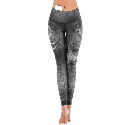 China Ropa mujer deportiva fitness workout yoga sports antibacterial rpet and spandex leggings for sale