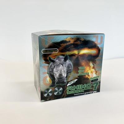 China Caja de almacenamiento personalizada de Rhino 69 para el mejoramiento del sexo masculino Con lente para un embalaje efectivo en venta