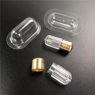 China Tasteless Mini Single Small Empty Capsules Clear And Compact Easy To Fill for sale