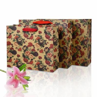 China Eco-vriendelijke eenvoudige stijl Custom Printed Paper Bag zeer duurzaam Te koop