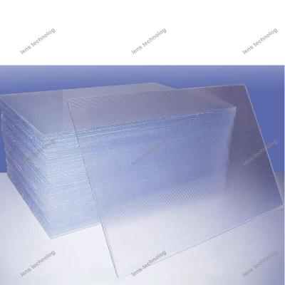 China Scratch Resistant 3D Lenticular Lens Sheets 50 Lpi 60 Lpi Lenticular Sheet With Adhesive for sale