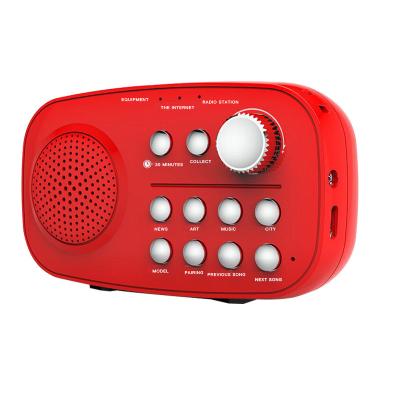 China PORTABLE new WIFI internet radio supports TF card BT radio full-band speakers listening portable wifi radio for sale