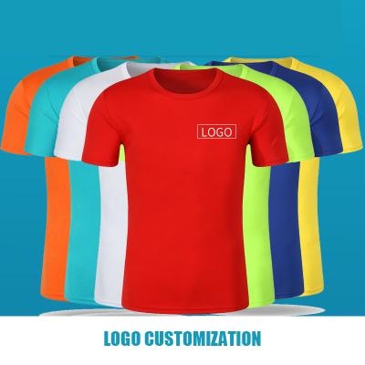 China Quick-drying advertising QUICK-DRY shirt made of outdoor sports T-shirt marathon printing short-sleeved T-shirt for sale