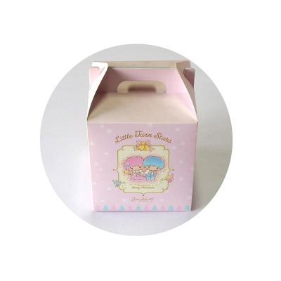 China Easy To Carry Birthday Cake Portable Transparent Box Wholesale Window Box Baking Packing Box for sale