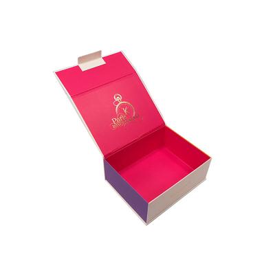 China Handmade Custom Magnetic Jewelry Packaging Cardboard Book Shape Gift Box Flat Pack Rose Box for sale