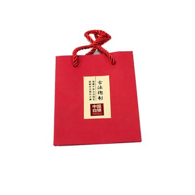 China Recyclable Custom Logo White Mini Luxury Retail Paper Bag Wedding Favor Handle Shopping Jewelry Gift Bag for sale