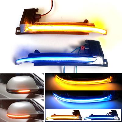 China The side mirror side mirror warning light indicator light for Audi A3 8P A4 A5 B8 Q3 A6 C6 LED dynamic turn signal mirror indicator light for sale