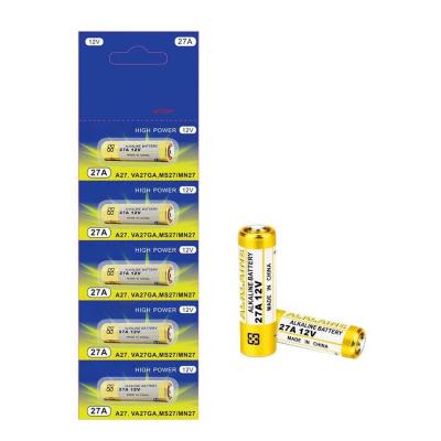 China Toys OEM Brand 5 Pack 12v27a 27a 12v L828 Lr27a Alkaline Battery For Remote Control Car for sale