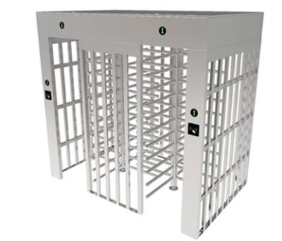 China 304 Stainless Steel High Security Pedestrian Barrier Gate Access Control Full Height Turnstile for sale