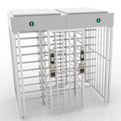 China 304 Stainless Steel Intelligent CE Approved Full Height Turnstile Gate / Turnstile Security Systems for sale