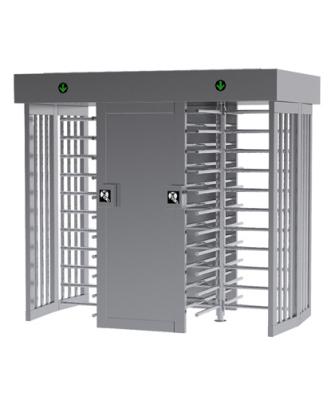 China 304 Stainless Steel Intelligent CE Approved Full Height Turnstile Gate / Turnstile Security Systems for sale