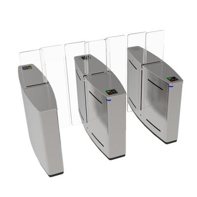 China 304 Stainless Steel High Security Sliding Turnstile Optical Access Control Sliding Turnstile Gate for Station for sale