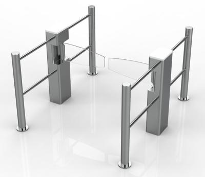 China Office School Park Supermark Subway 0.5S Open / Stainless Steel Servo Motor Arm Acrylic Column Swing Turnstile Gate Exact Time Product Specification Dimension 14 for sale