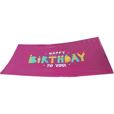 China Advertising Display Banners Custom Printing Flags Happy Birthday Outdoor Promotional Party Roll Up Flags Banners for sale