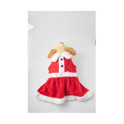 China Best Stocked Beauty Girl Animal Small Pet Dog Red Dress For Sale for sale