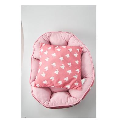 China Polyester Peach Skin Warm Sale China Manufacturer Cleanable Cartoon Softness Comfort Dog Pet Bed for sale