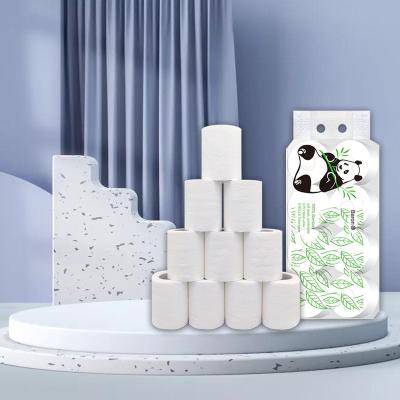 China Eco-Friendly Manufacturers Direct Selling Toilet Paper Wholesale Embossed Virgin Bamboo Pulp Tissue Tissue Paper for sale