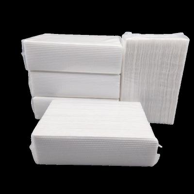 China Home making sell cheap napkin N fold napkin blank paper hand wood pulp for sale