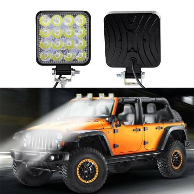 China Hot Selling HAIZG LED Bar Aluminum Work Light Bar For Driving Boat Car Tractor Truck 48w Led Light Bar for sale