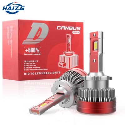 China HAIZG Aviation Aluminum Super Bright D2S D4S D5S D1S D3S Canbus D Series Led Auto Headlights 70W 6000K 12000LM Xenon Led Light for sale