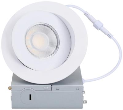 China Traditional 4inch 9W 900 lumen led gimbal recessed downlight IP54 led gimbal recessed downlight for sale