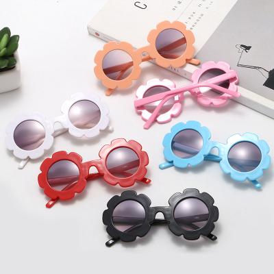 China Popular Sunflower Infant Outdoor Sunglasses Fashion Sunglasses Baby Toddler Children UV400 for sale