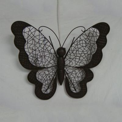 China Butterfly Custom Design Decoration Modern Art Butterfly Metal Wall Decor for sale