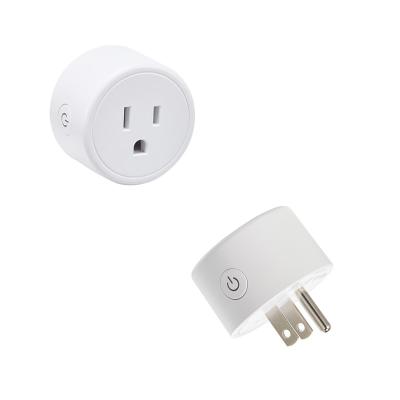 China US Mini Residential/Multi-Purpose Smart Socket WiFi Socket Outlet Voice Control with Alexa Google Home AC Tuya Smrt Life App 10A 100-240V for sale