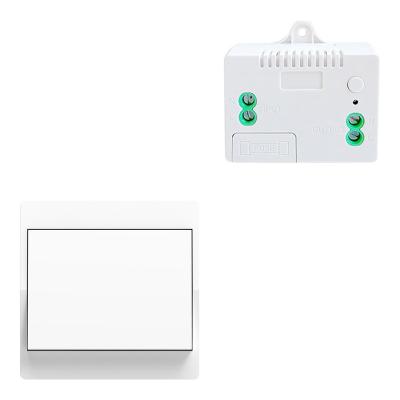 China Remote Control Smart Home Appliances Self-Powered RF433MHz Wireless Switch NO Battery European Regulations 1 Gang Home Lamp Switch for sale