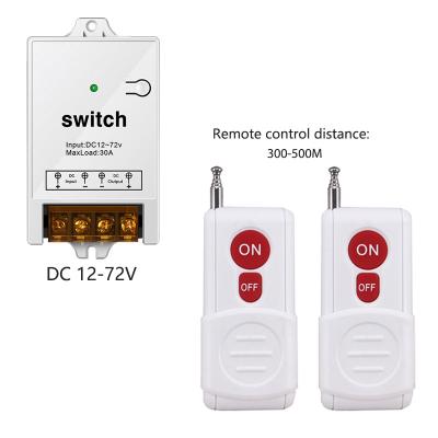 China Smart Home Appliance Switch RF433 Wireless Remote Control Switch 30A 12-72V AC Used To Control Lights And Process Irrigation for sale