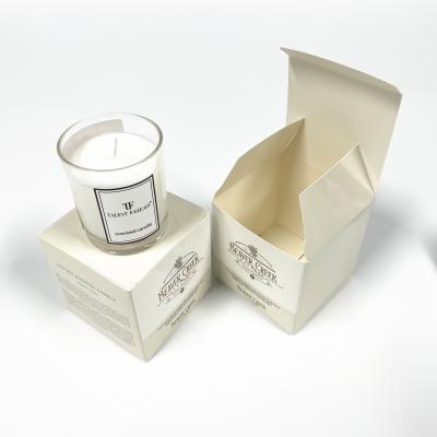 China Recycled Materials Luxury Candle Boxes Logo Candle Packaging Box Custom Candle Gift Boxes for sale