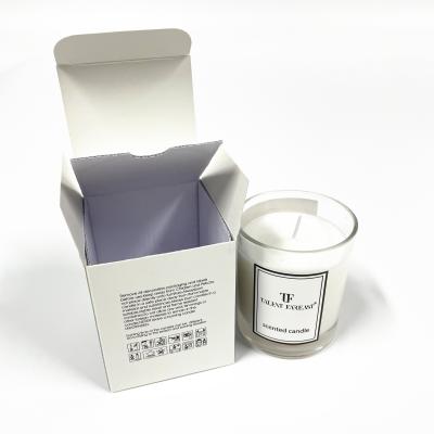 China Eco-Friendly Material Printing Luxury Logo Customized Candle Box Recycled Candle Packing Box for sale