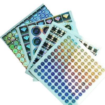 China Waterproof 3d hologram warranty vacuum sticker wholesale printed custom stickers scratch off label sticker roll for sale