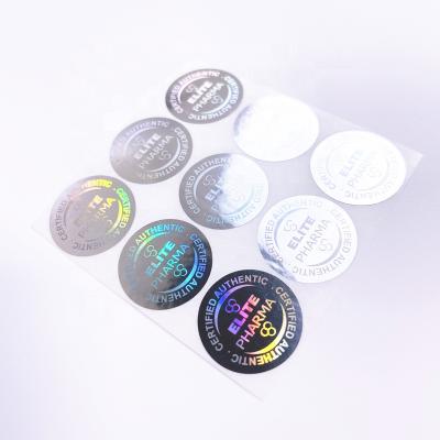 China LOGO printing 3d hologram sticker warranty waterproof personalized permanent sticker for sale