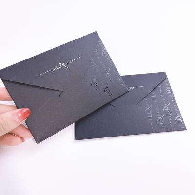 China Wholesale Custom Logo Paper Envelope Gift Envelope Printing Cardboard Packaging Paper Mailing Envelope for sale