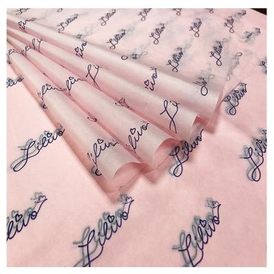 China Low MOQ Moisture Proof Custom Gift Wrapping Paper With Company Logo Luxury Christmas Gift Tissue Wrapping Paper for sale