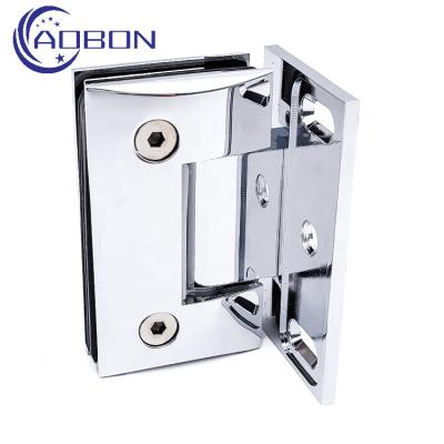 China Hot Sale Modern Brass Material Shower Glass Door Hinge 90 Degree for sale