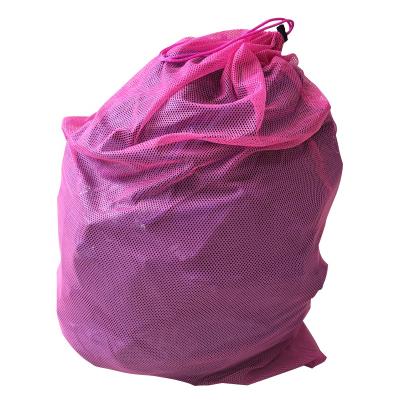 China Sturdy Drawstring Closure Mesh Bag With Drawstring Closure Washable Mesh Laundry Clothing Wash Bags for sale