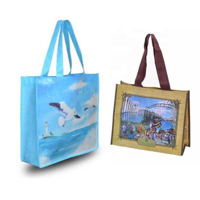 China Handled Tote Shopping Bag For School Gift Non Woven Shopping Bag for sale