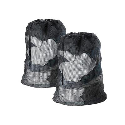 China New Foldable Arrive Washable And Eco Breathable Polyester Wash Bag Mesh Drawstring Laundry Bags for sale