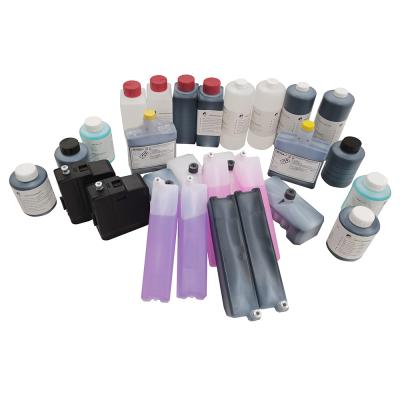 China Videojet High Density And Fast Dry Alternative 750ml Ink Cartridge 410 And Make Up 705 For CIJ Inkjet Printing Machine for sale