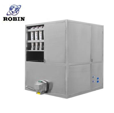 China Low Maintenance 2t Industrial Cube Ice Maker Machine For Hotels / Bars / Supermarkets for sale