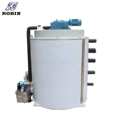 China Stainless steel case 10 ton flake ice drum flake ice machine vaporizer with CE for sale