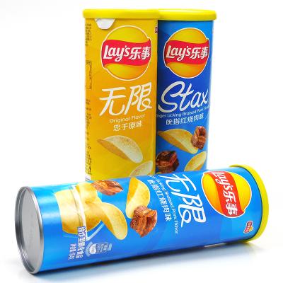 China Full Size Lays French Fries Canned 90g Potato Chips Various Flavors for sale