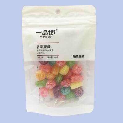 China Low Price Natural Hot Sale Multi Color Fruit Soft Hard Candy 68g for sale