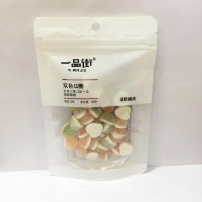 China Jelly Candy Halal Candy 68g Natural Heart Shaped Fondant Gummy Candy for sale