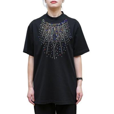 China High Level Anti-Wrinkle Equipment Anti-Wrinkle Equipment Hot Rolled Rhinestone T-shirts Factory Price Breathable T-shirts Women for sale