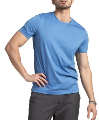 China Best summer QUICK DRY design and performance fixed dyeing not easily deformed fine weave t-shirt for sale